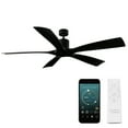 thumbnail image 1 of Aviator 70" Matte Black Smart Ceiling Fan with Remote Control, 1 of 12