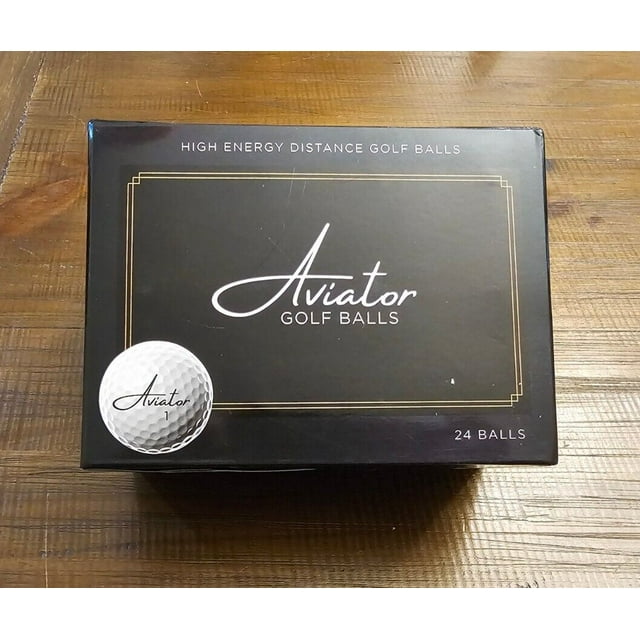 Aviator High Energy Distance Golf Balls 24 Pack Optimal Launch and