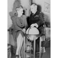 thumbnail image 1 of Aviator Jacqueline Cochran With Capt. Norman Edgar History (18 x 24), 1 of 2