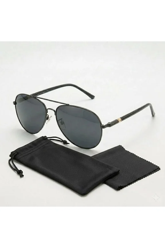 Aviator Men's Sunglasses Polarized Photochromic Transition UV400 Eyewear