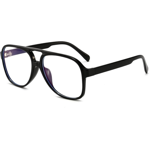 Aviator Non-prescription Glasses for Women Men Frame Clear Lens Eyeglasses Fashion Square Frame Glasses