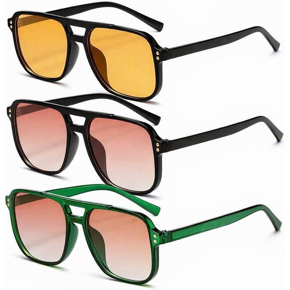 Aviator Sunglasses, UV400 Protection, Gradient Lenses, Fashion Eyewear