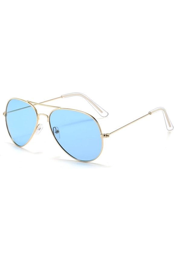 Aviator Sunglasses for Men Women Night Vision Polarized Metal Frame Sunglasses for Driving-UV 400 Protection