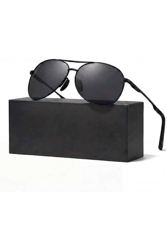 Aviator Sunglasses for Men Women, Polarized UV400 Protection Sunglasses, Retro Aviator Sunglasses for Driving