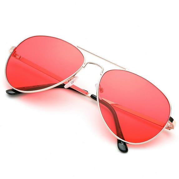 Aviator Sunglasses for Men Women Vintage Sports Driving Mirrored