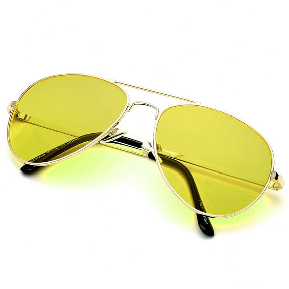Aviator Sunglasses for Men Women Vintage Sports Driving Mirrored