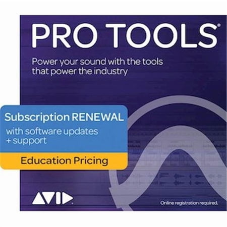 Avid 9935-71643-00 Pro Tools 1-Year Subscription Renewal License