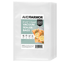 Avid Armor Vacuum Sealer Bags 100 Gallon 11x16 for Food Saver, Seal a  Meal Vac Sealers BPA Free, Heavy Duty Commercial Grade, Mea Prep and Sous  Vide