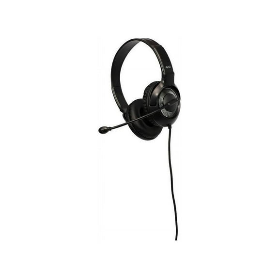 Avid Education AE-55 Binaural Wired USB Headset w/6ft Cable, Black 2AE55KLUSB