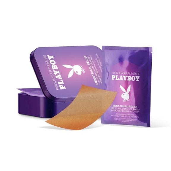 Avid PMS Oral Strip Supplements for Women for Period Cramps Pain Relief & Hormone Balance, 30-Pack