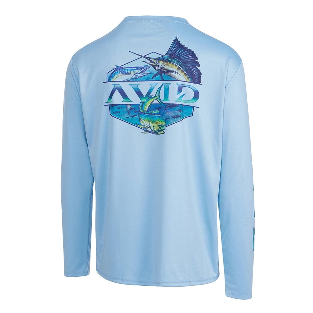 Avid Slammed AVIDry Sleeve Sky, Small Long Sleeve Shirt - Walmart.com