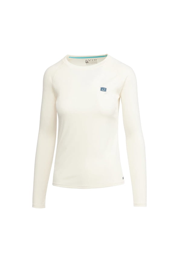 Women's Core AVIDry Sleeve Bone, Large Long Sleeve Shirt