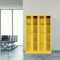 thumbnail image 1 of Avidan 70-inch Yellow French Door Metal Cabinet, 1 of 6
