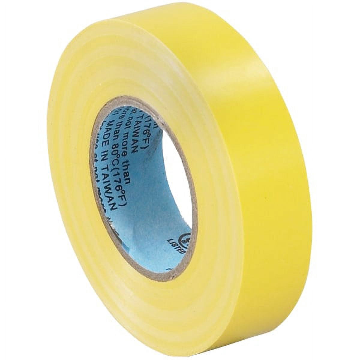 Aviditi T964618Y 0.75 in. x 20 yards Yellow Electrical Tape - Case of 200