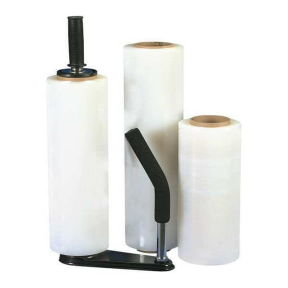 Office Depot Brand Blown Hand Stretch Film, 80 Gauge, 15" x 1500', Clear , Pack Of 4