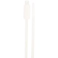 Aviditi 7" Identification Cable Ties, Natural, 50 lb. Strength, .30" Width, Tamper Evident, Flat