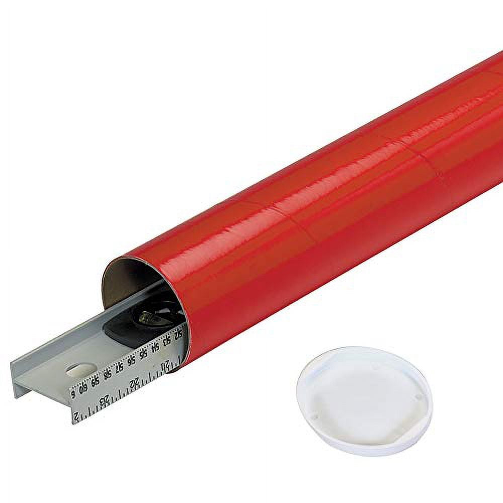 Bulk Shipping Tubes For Posters 20 Pack Kraft Paper Mailing Tubes - 2x20 Inch Poster Shipping Tubes With Plastic End Caps Cardboard Mailing Tubes With Caps