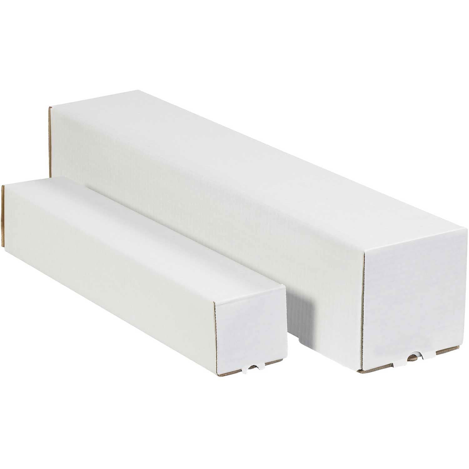 Aviditi Square Corrugated Cardboard Mailing Tubes, 3
