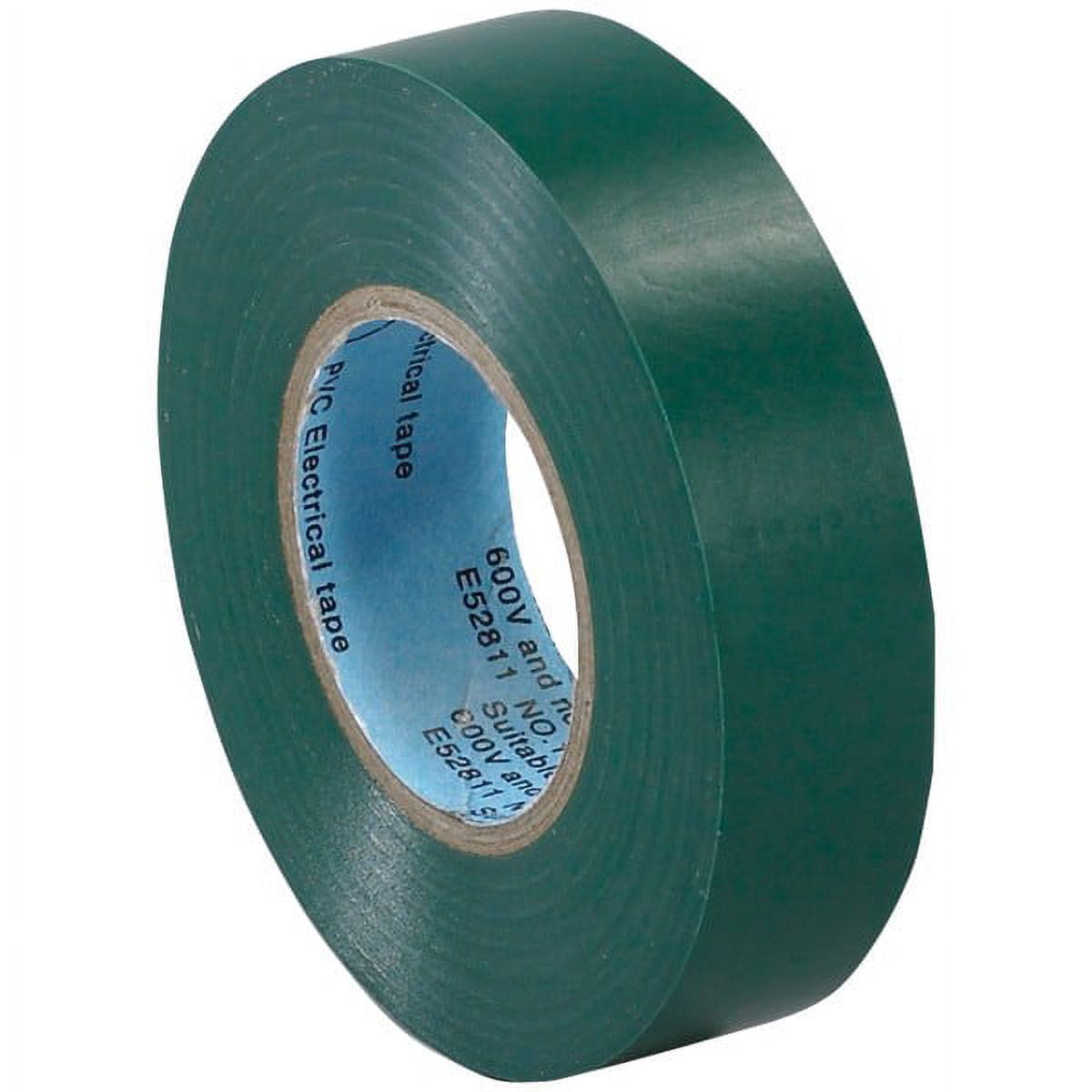 Aviditi T964618G 0.75 in. x 20 yards Green Electrical Tape - Case of 200