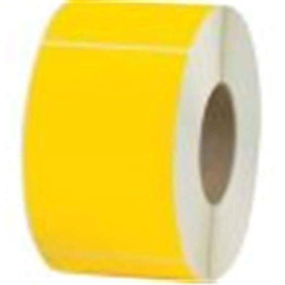 Partners Brand Thermal Transfer Label,4"x6",Yellow,PK4 THL130YW