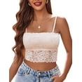 thumbnail image 1 of Avidlove Womens Bandeau Tops Lace Tube Bras Sexy Bralette Cami Crop Tank Top Spaghetti Strap Bustier Lingerie, 1 of 6