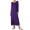 thumbnail image 1 of Avidlove Long Nightgown for Women Long Sleeve Nightshirt Full Length Sleepwear Soft Loungewear S-4XL, 1 of 7