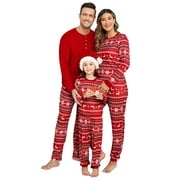 AVIDLOVE Matching Family Christmas Pajama Sets Womens Mens Kids Pjs Long Sleeve Sleepwear Holiday Lounge Sets