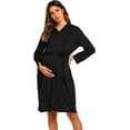 thumbnail image 1 of Avidlove Maternity Nursing Robes for Women Bathrobe Knee Length Hospital Gowns Labor Delivery Nightgown Dress for Pregnancy Breastfeeding, 1 of 8