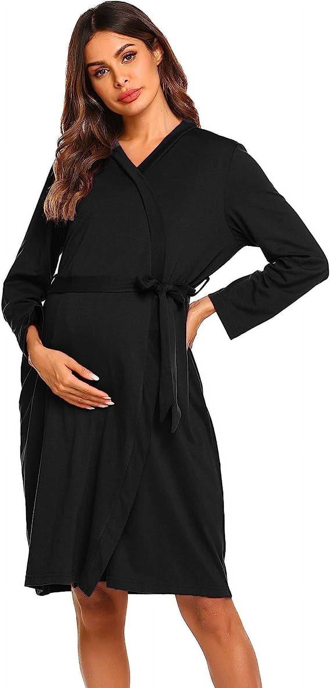 Avidlove Maternity Robe Labor Delivery Nursing Gown Hospital