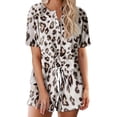 thumbnail image 1 of Avidlove Pajama Sets for Women 2 Piece Leopard Loungewear Set Cotton Tops & Shorts Ladies Pj Sets Sleepwear Matching Lounge Sets, 1 of 6