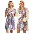 Avidlove Women 3 in 1 Delivery/Labor/Nursing Nightgown Short Sleeve