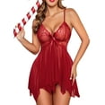 thumbnail image 1 of Avidlove Women Chemise Sleepwear Lace Sexy Lingerie Dress Bridal Ladies Nighties, 1 of 4