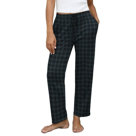Avidlove Women Pajama Pants with Pockets Stretch Buffalo Plaid Pajama Bottoms Drawstring Christmas Pj Pants Sleepwear Casual Cozy Lounge Pants