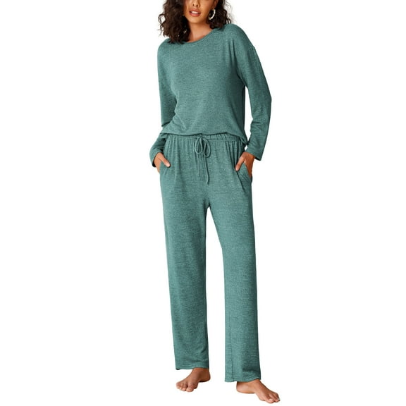 Avidlove Women Pajama Sets Long Sleeve Pjs Soft Pullover Top and Pants Loungewear Cozy Lounge Set with Pockets