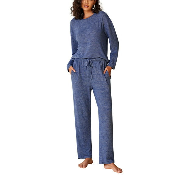 Avidlove Women Pajama Sets Long Sleeve Pjs Soft Pullover Top and Pants Loungewear Cozy Lounge Set with Pockets