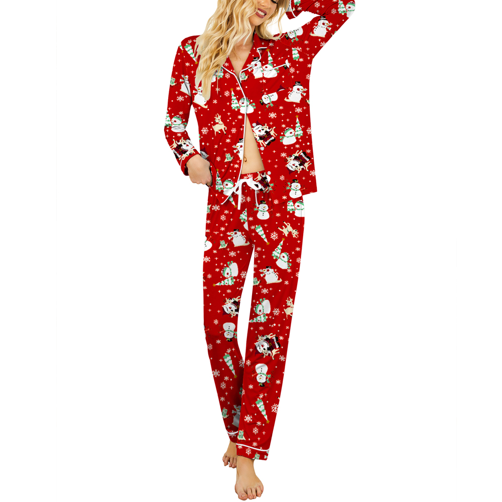 Avidlove Women's Pajama Sets Buttom Down Two Piece PJ Sets for Ladies Long Sleeve Sleepwear