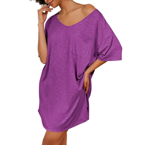 Avidlove Women's Tshirt Nightgown Oversized Sleepshirt Comfy Gowns for Women Sleepwear