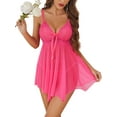 thumbnail image 1 of Avidlove Womens Lingerie Dress Lace Chemise Nightgowns Mesh Nighty Sexy Sleepwear, 1 of 2