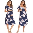 thumbnail image 1 of Avidlove Womens Maternity Nightgown for Hospital Pregnancy Long Nightgowns Nursing Night Gown for Breastfeeding, 1 of 9