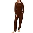 thumbnail image 1 of Avidlove Womens Pajamas Sets Plaid Long Sleeve Tops with Jogger Pjs Bottom Soft Lounge Set with Pockets, 1 of 5
