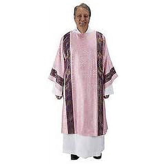 "Avignon Collection Dalmatic (Rose) Polyester Jacquard/Satin -- 59"" W x 48"" L"