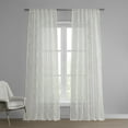 thumbnail image 1 of Avignon Vine Patterned Faux Linen Sheer Curtain (1 Panel), Avignon Vine, 50W X 84L, 1 of 8
