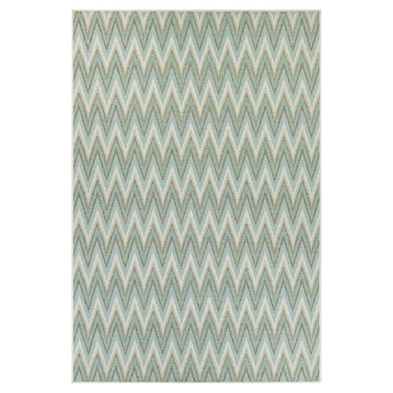 Avila Area Rug, Blue Mist/Ivory ,Rectangle, 5'10" x 9'2"
