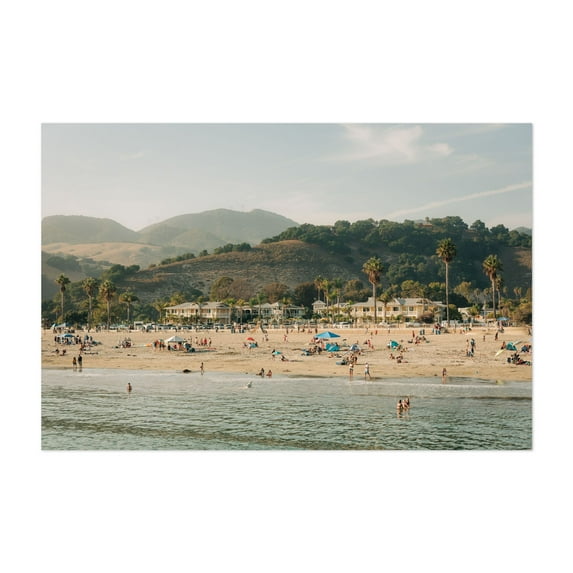 Avila Beach 01 - Avila Beach California Photography Beach Coastal Beach House Ocean Palm Tree Landscape Summer Unframed Wall Art Print 32 x 48 inches