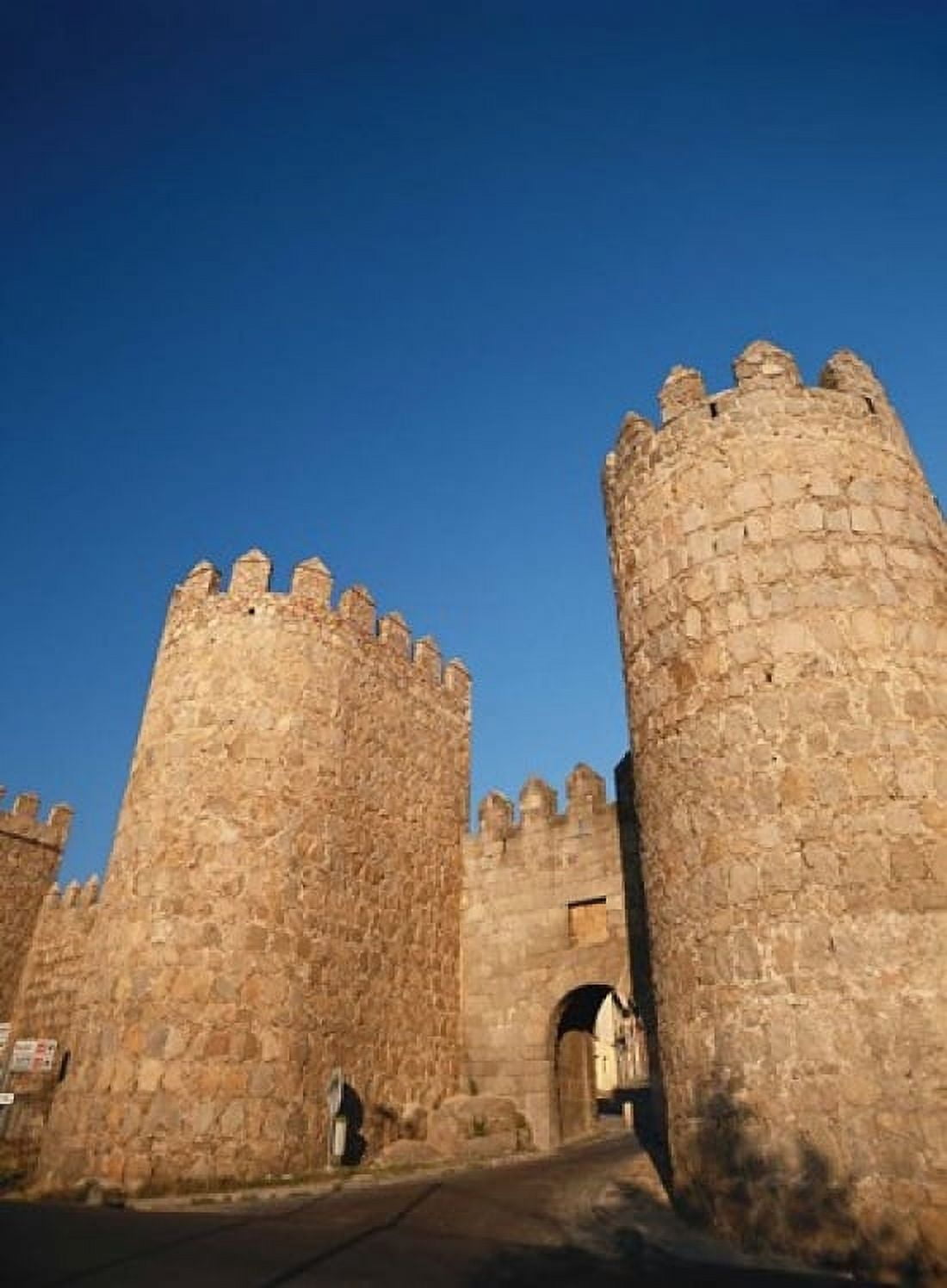 Avila City Wall Spain Canvas Art - David Barnes DanitaDelimont (24 x 33)