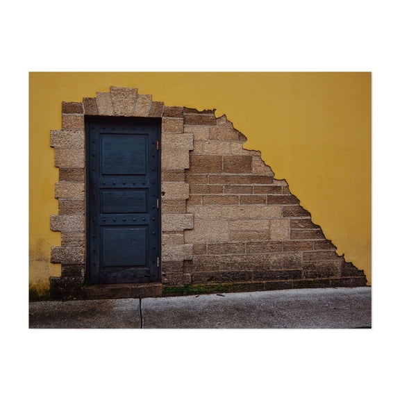 Aviles Street Door - St. Augustine Florida Photography Unframed Wall Art Print 30 x 40 inches