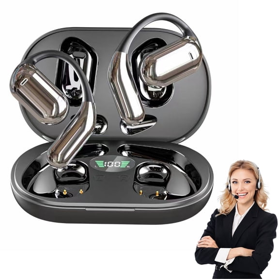 Aviorra AI Translator Earbuds, Verba Buds AI Translator Earbuds, Real-Time Multi-Language Translation, 144 Languages, Wireless Bluetooth 5.4 Smart Earbuds for Travel Business & Phone Calls