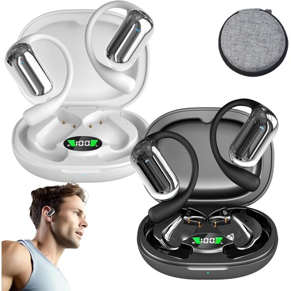 Aviorra Ai Translator Earbuds, Verbabuds Ai Translator Earbuds, Real-Time Multi-Language Translation, 144 Languages Supported, Wireless Bluetooth 5.4 Smart Earbuds for Communication Anywhere