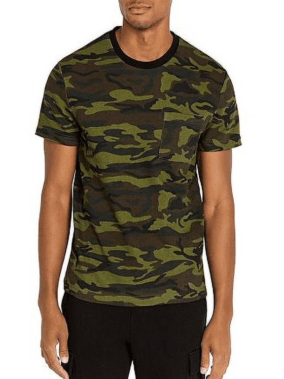 CAMO French Terry Short Sleeve Crewneck Tee, US Medium