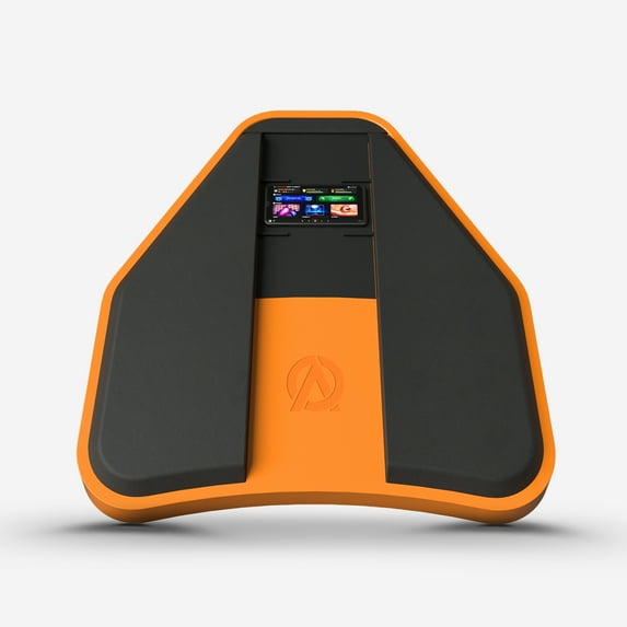 Aviron Abs Hero Core Trainer: Interactive Core Workout Device with Comfortable Foam Pads, Finger‑Safe Slot, Non‑Slip Floor‑Safe Base, Secure Device Holder, Easy Carry Handle, Supports Up to 300 lb